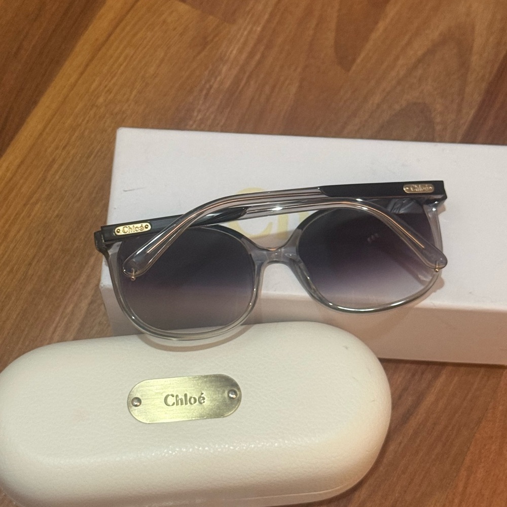 Chloe Gradient Brown Sunglasses - image 2